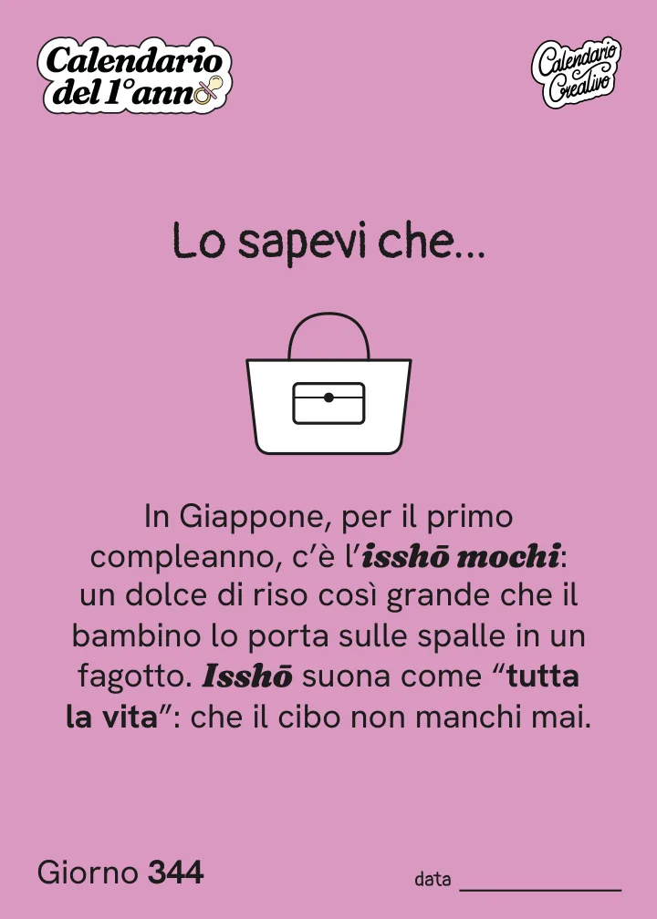 Foglio del Giorno 344 del Calendario del Primo Anno: Lo sapevi che...